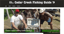 Desktop Screenshot of cedarcreekfishing.com